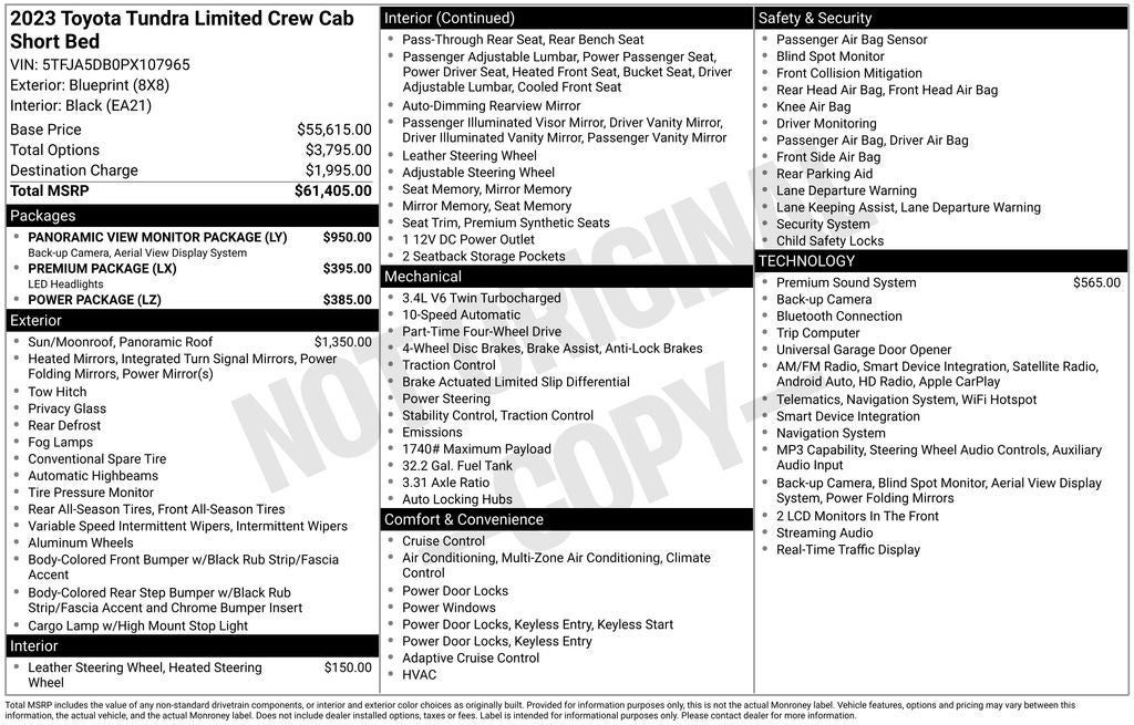 2023 Toyota Tundra Limited