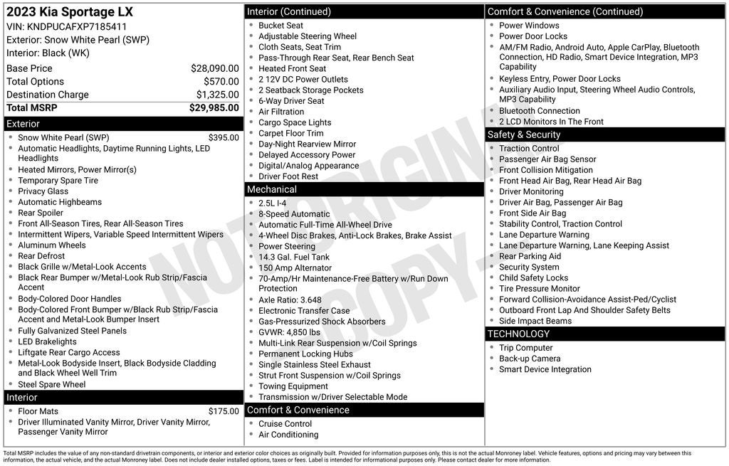 2023 Kia Sportage LX