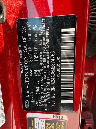 2021 Kia Rio S