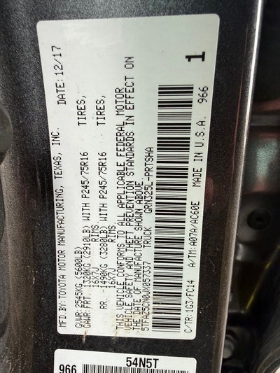 2018 Toyota Tacoma SR5 V6