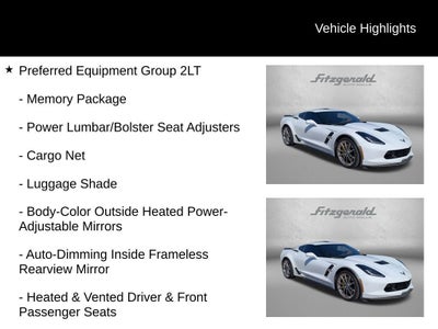 2019 Chevrolet Corvette Grand Sport Grand Sport 2LT