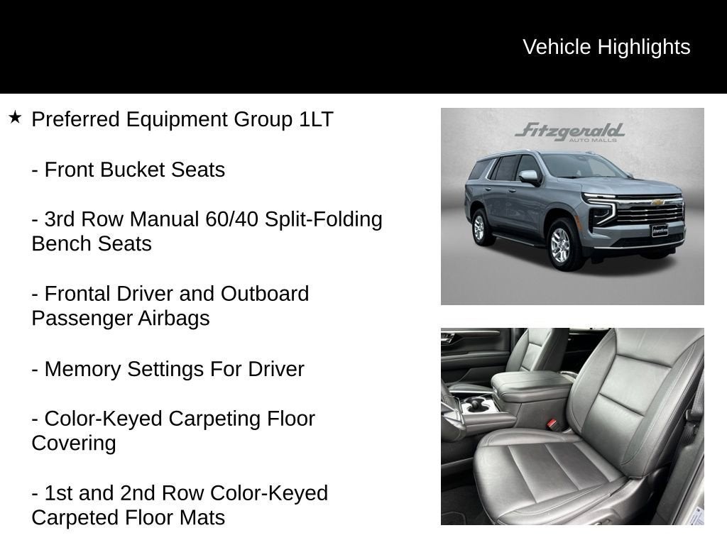 2025 Chevrolet Tahoe LT