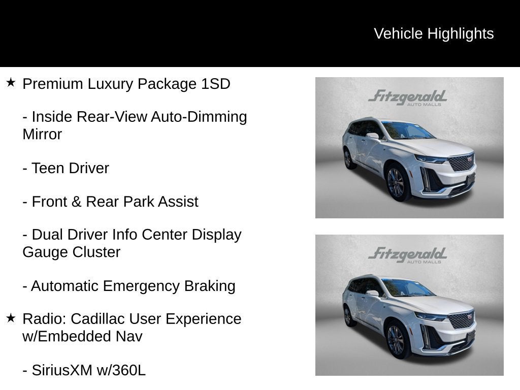 2023 Cadillac XT6 AWD Premium Luxury