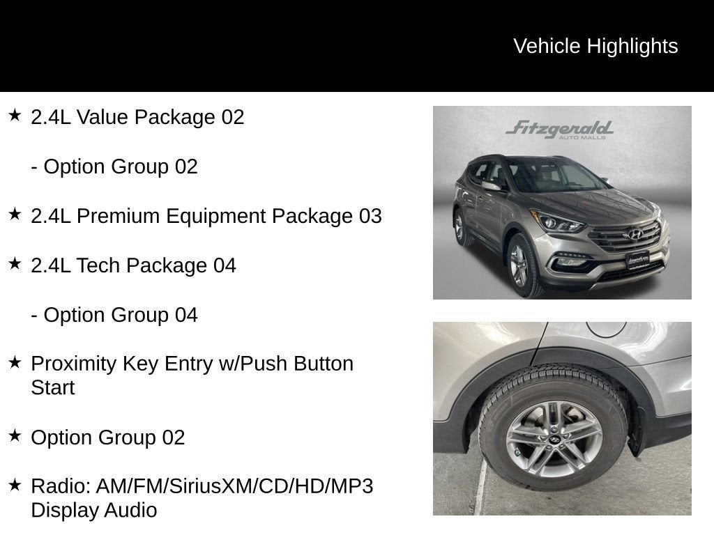 2018 Hyundai Santa Fe Sport 2.4L