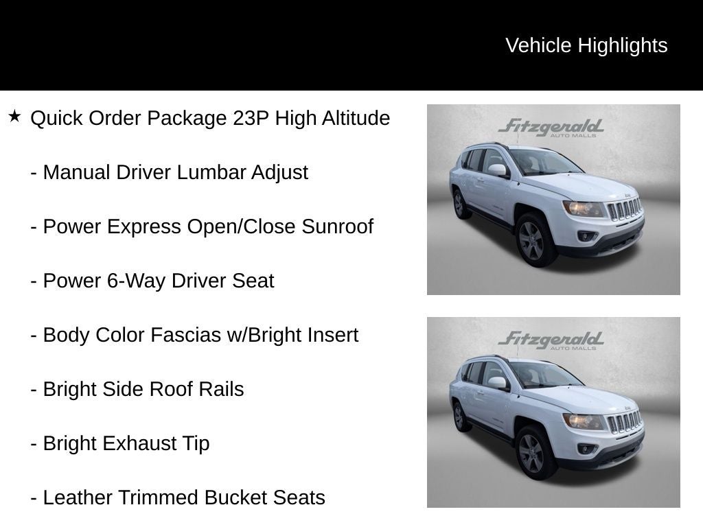 2016 Jeep Compass High Altitude